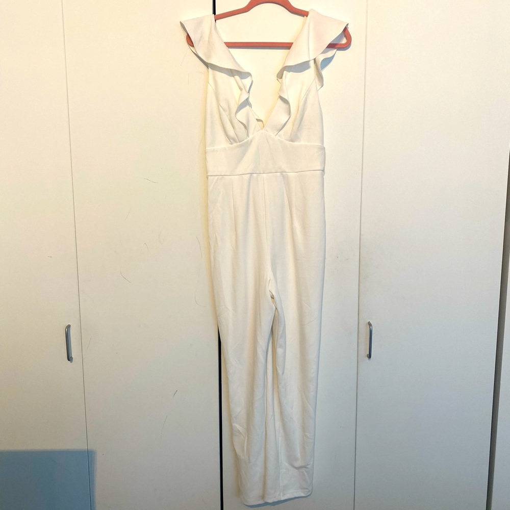 Lulus white jumpsuit
